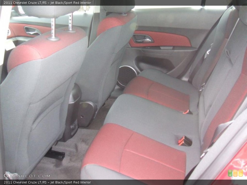 Jet Black/Sport Red Interior Photo for the 2011 Chevrolet Cruze LT/RS #45663461