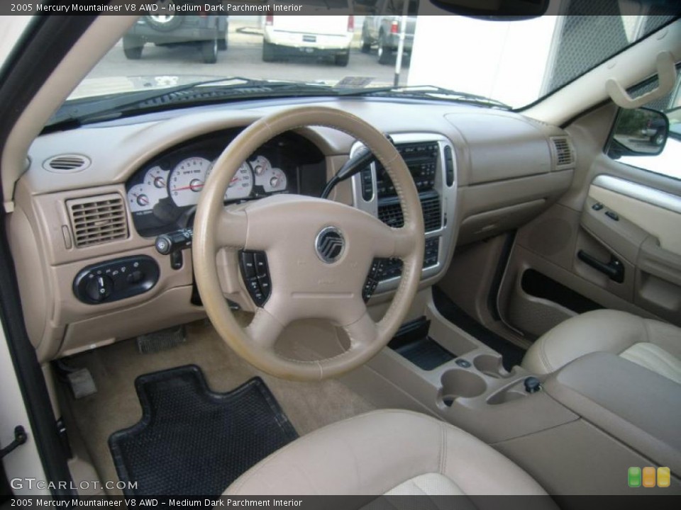 Medium Dark Parchment Interior Prime Interior for the 2005 Mercury Mountaineer V8 AWD #45663694