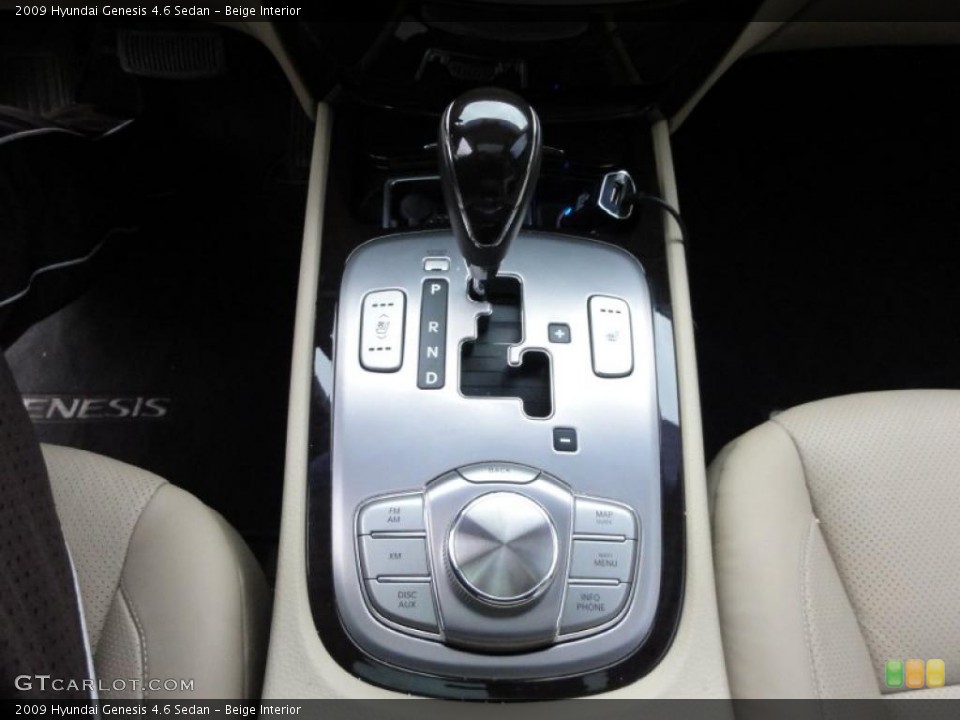 Beige Interior Transmission for the 2009 Hyundai Genesis 4.6 Sedan #45664108