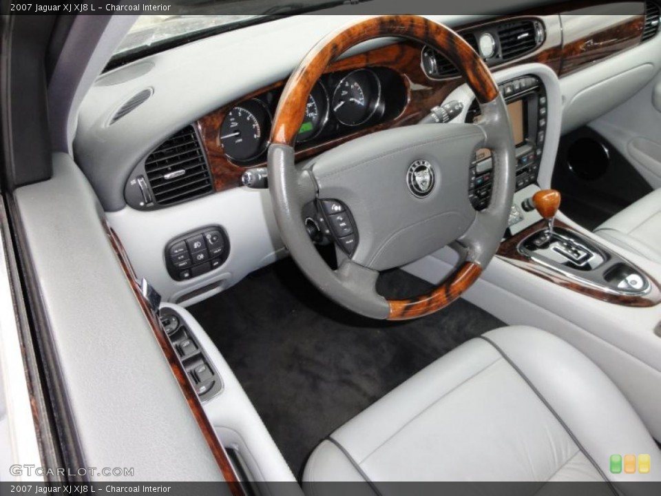 Charcoal Interior Prime Interior for the 2007 Jaguar XJ XJ8 L #45664256