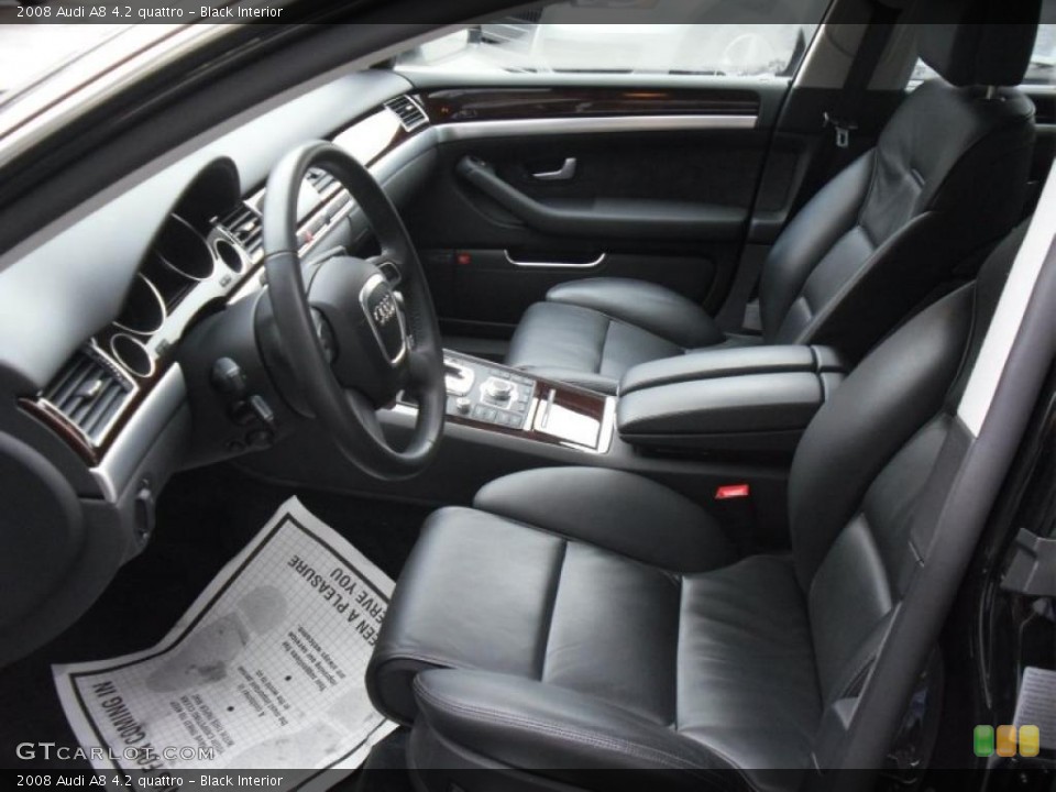 Black Interior Photo for the 2008 Audi A8 4.2 quattro #45664456