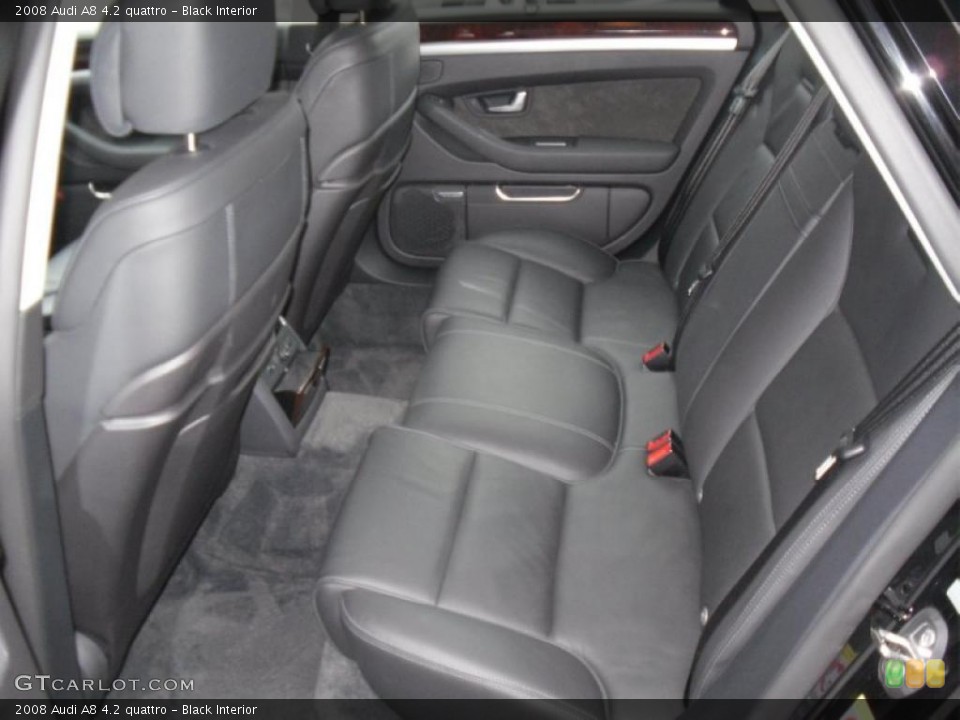Black 2008 Audi A8 Interiors
