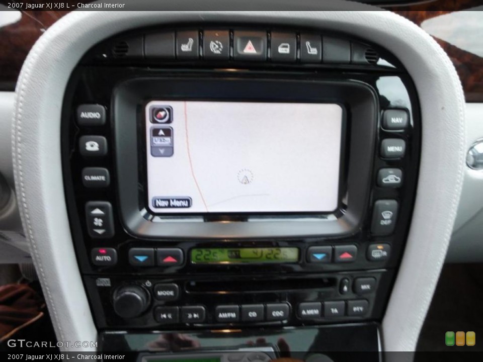 Charcoal Interior Controls for the 2007 Jaguar XJ XJ8 L #45664632