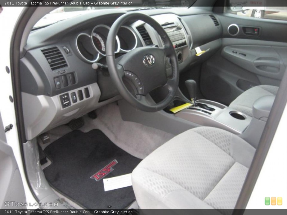 Graphite Gray Interior Photo for the 2011 Toyota Tacoma TSS PreRunner Double Cab #45664652
