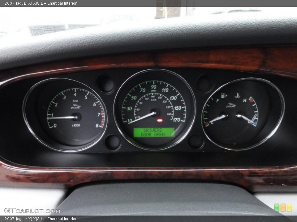 Charcoal Interior Gauges for the 2007 Jaguar XJ XJ8 L #45664684