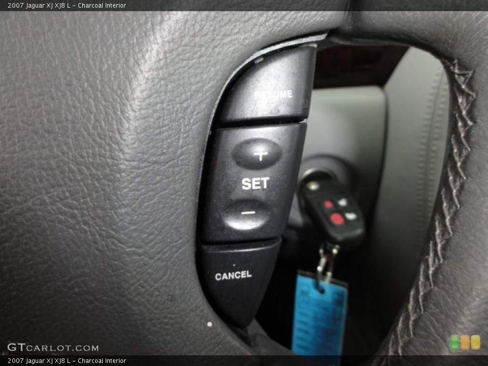Charcoal Interior Controls for the 2007 Jaguar XJ XJ8 L #45664704