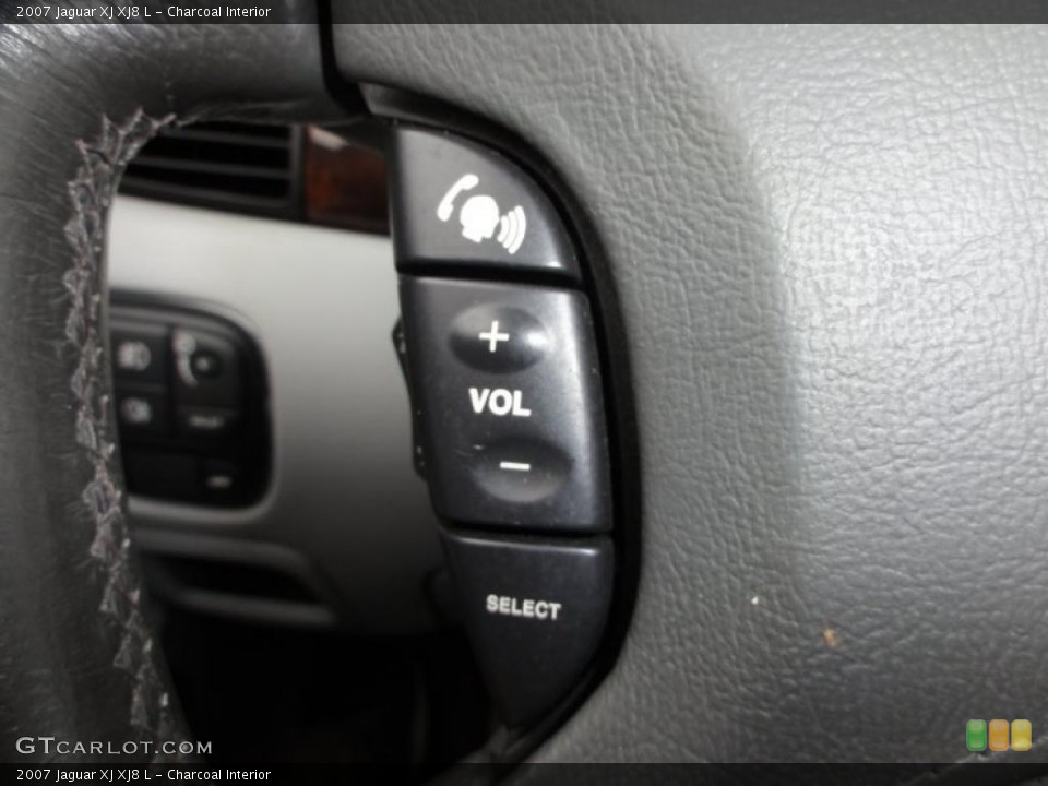Charcoal Interior Controls for the 2007 Jaguar XJ XJ8 L #45664712