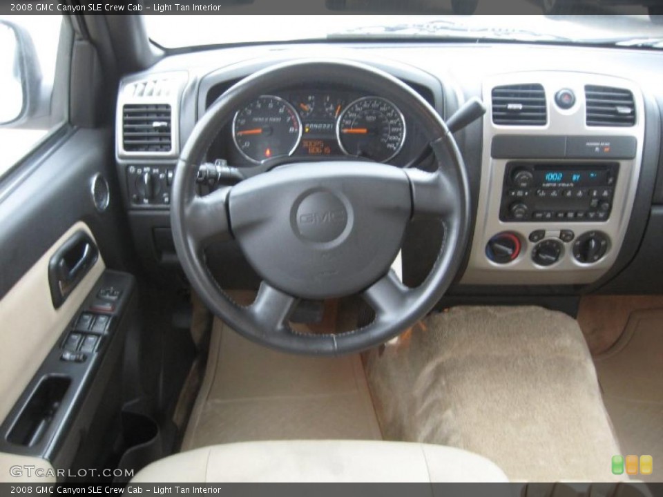 Light Tan Interior Dashboard for the 2008 GMC Canyon SLE Crew Cab #45666002