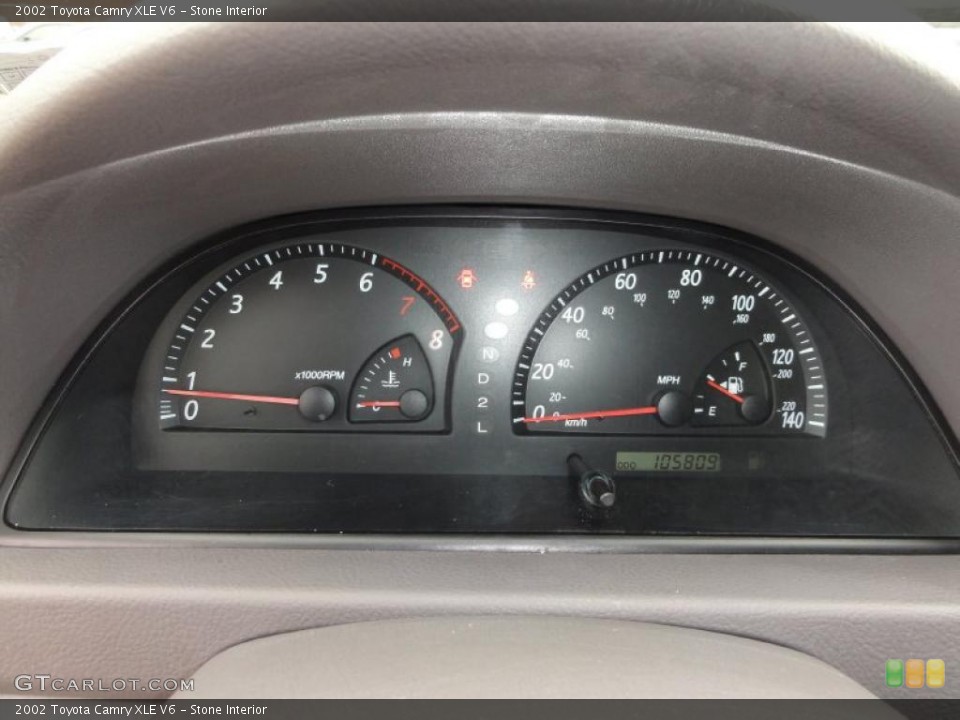Stone Interior Gauges for the 2002 Toyota Camry XLE V6 #45666110