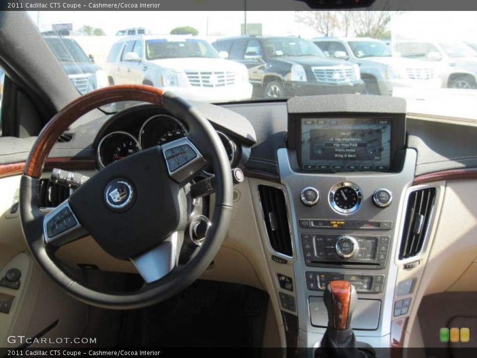 Cashmere/Cocoa Interior Dashboard for the 2011 Cadillac CTS Coupe #45666378