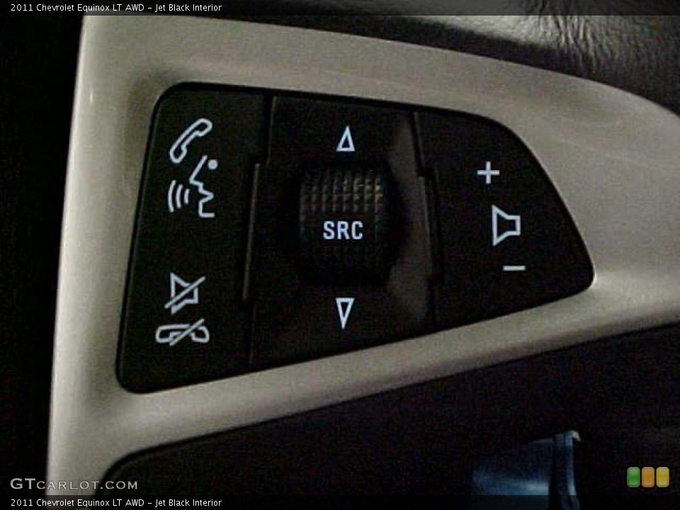 Jet Black Interior Controls for the 2011 Chevrolet Equinox LT AWD #45666874