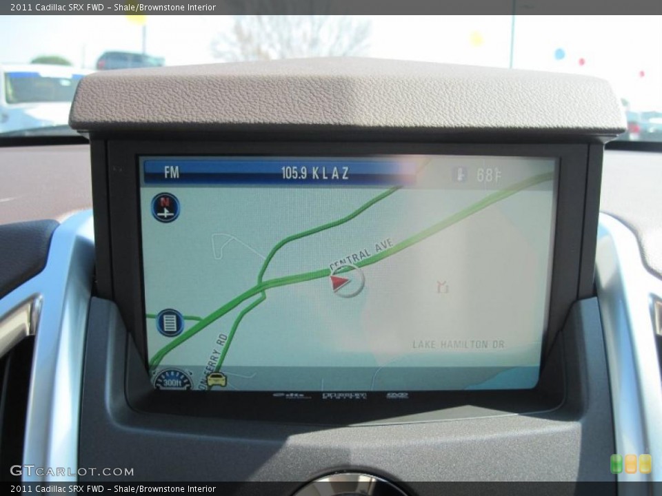 Shale/Brownstone Interior Navigation for the 2011 Cadillac SRX FWD #45667951