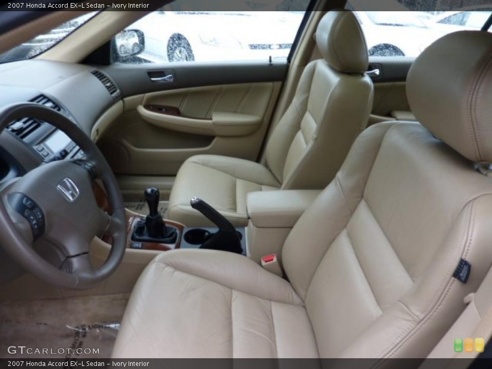 Ivory Interior Photo for the 2007 Honda Accord EX-L Sedan #45668015