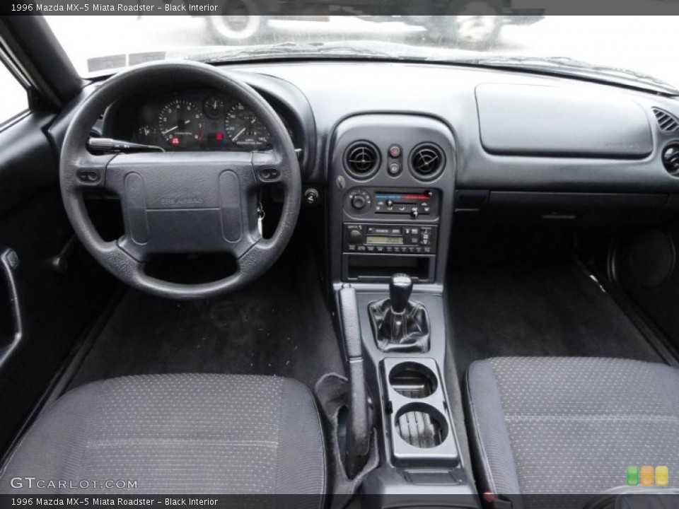 Black Interior Dashboard for the 1996 Mazda MX-5 Miata Roadster #45668200