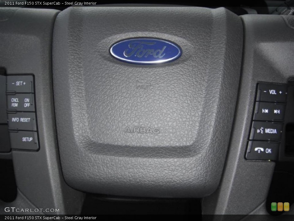 Steel Gray Interior Controls for the 2011 Ford F150 STX SuperCab #45670016