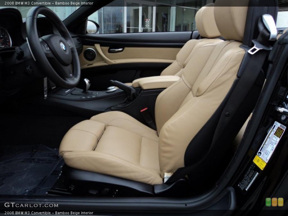 Bamboo Beige Interior Photo for the 2008 BMW M3 Convertible #45670028