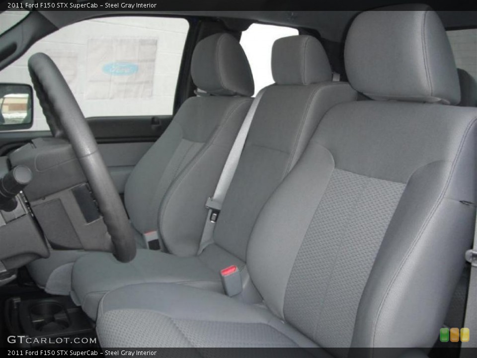 Steel Gray Interior Photo for the 2011 Ford F150 STX SuperCab #45670324