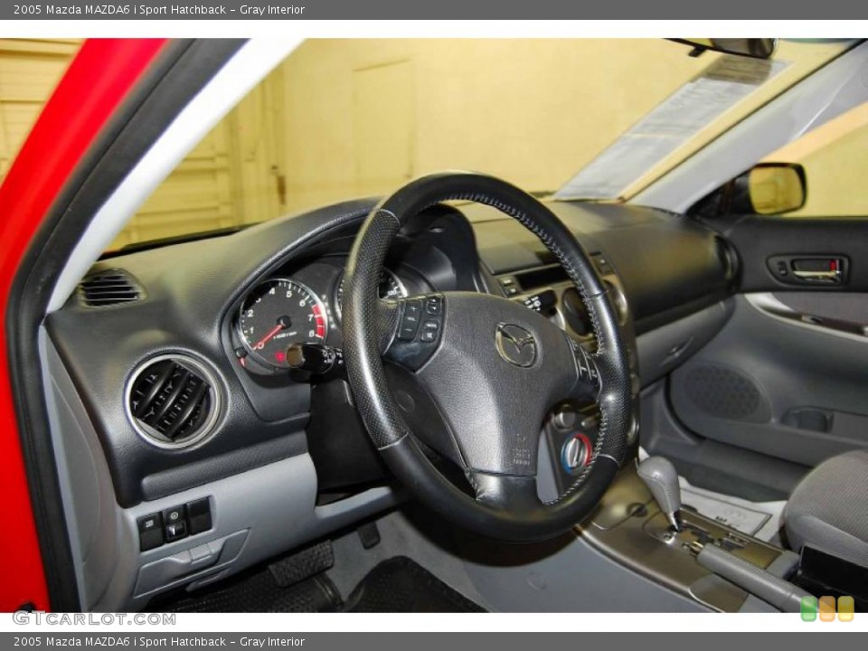 Gray Interior Dashboard for the 2005 Mazda MAZDA6 i Sport Hatchback #45671090