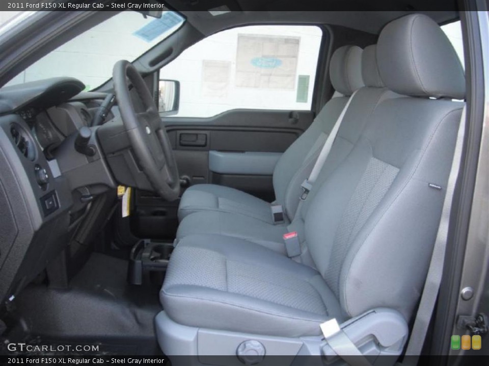 Steel Gray Interior Photo for the 2011 Ford F150 XL Regular Cab #45672134