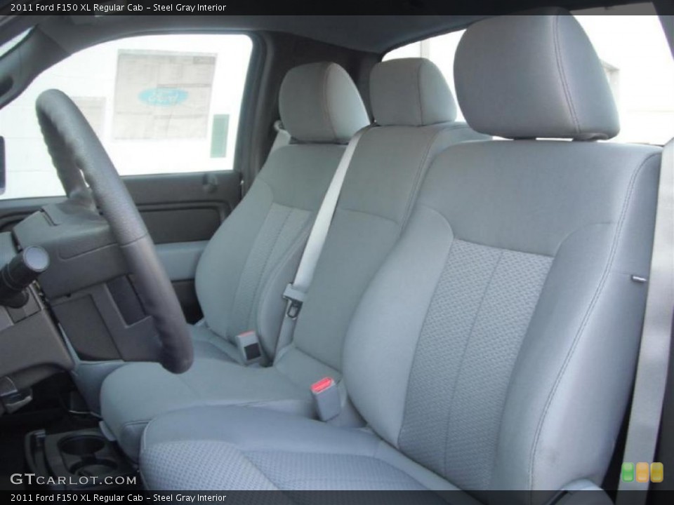 Steel Gray Interior Photo for the 2011 Ford F150 XL Regular Cab #45672138