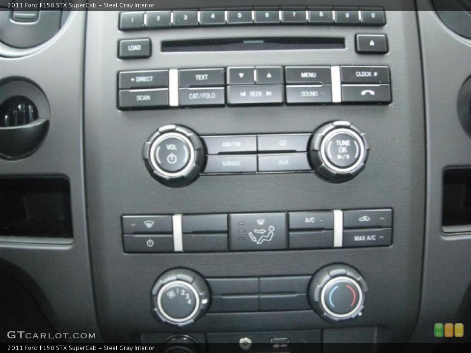 Steel Gray Interior Controls for the 2011 Ford F150 STX SuperCab #45672699