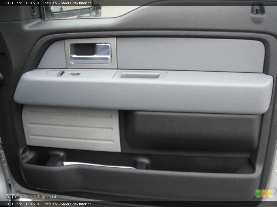 Steel Gray Interior Door Panel for the 2011 Ford F150 STX SuperCab #45672719