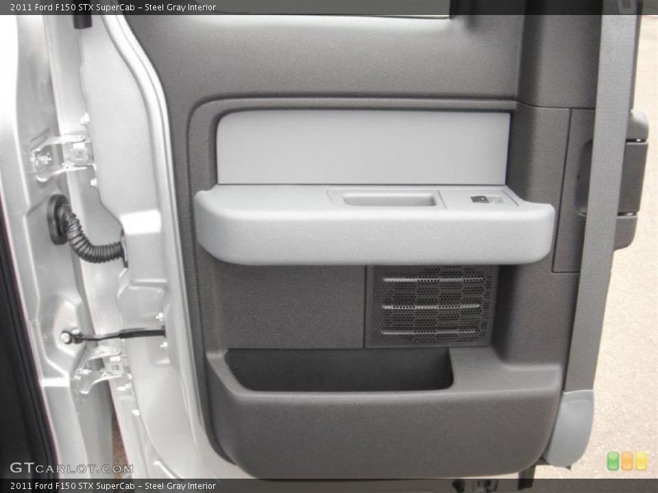 Steel Gray Interior Door Panel for the 2011 Ford F150 STX SuperCab #45672727