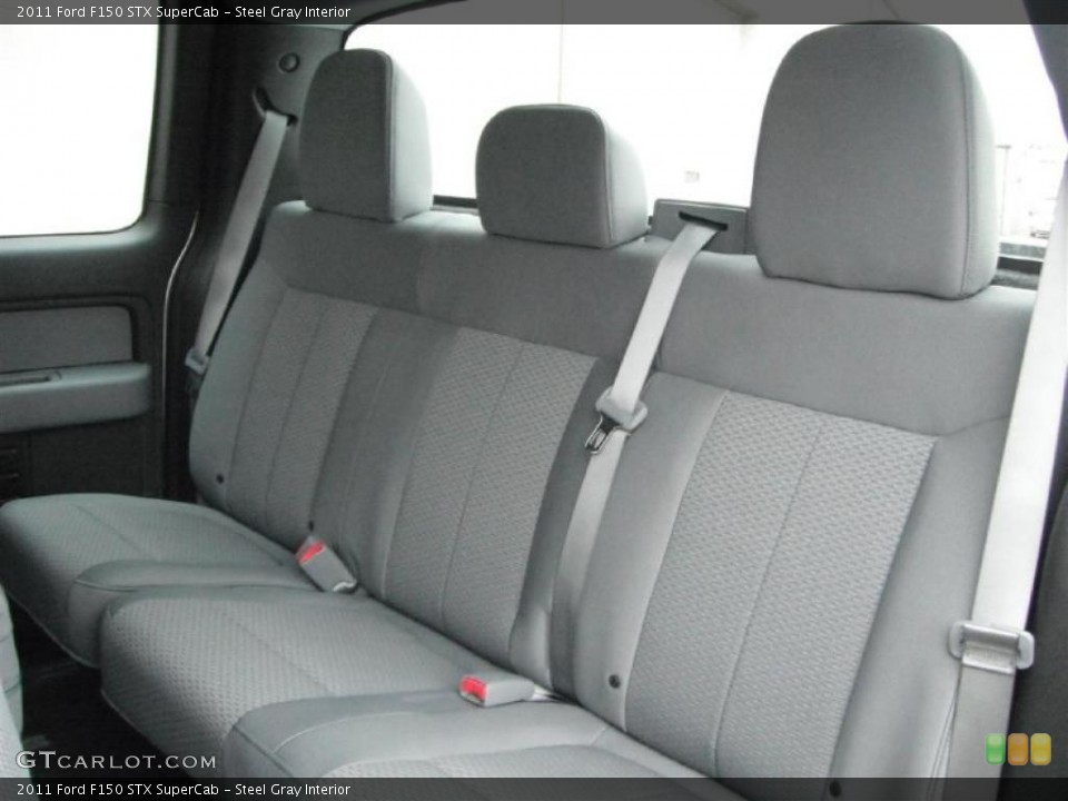 Steel Gray Interior Photo for the 2011 Ford F150 STX SuperCab #45672751