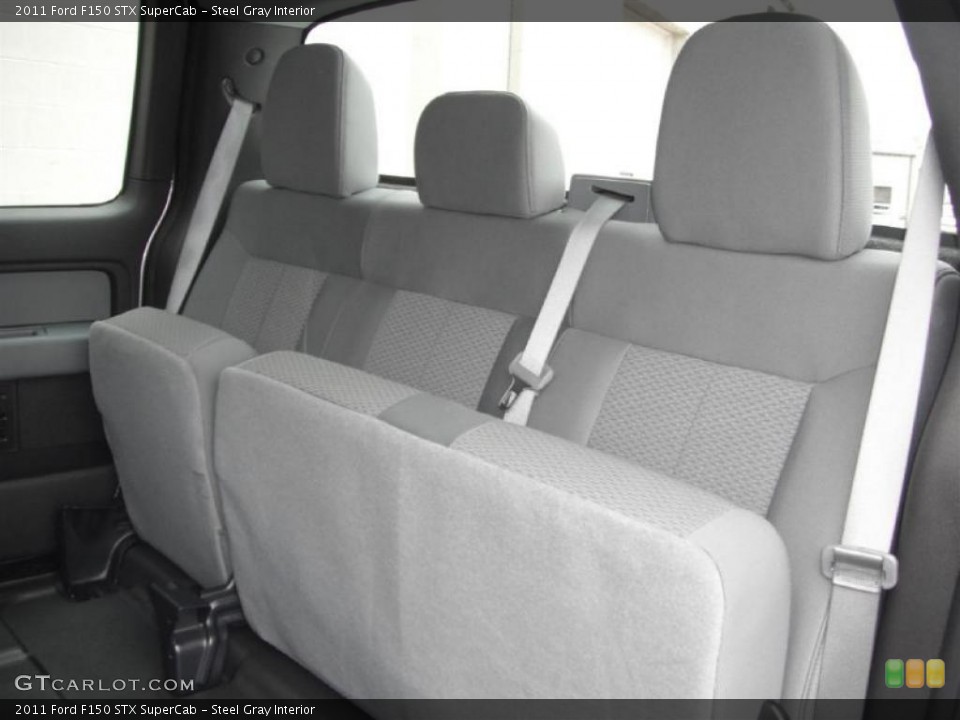 Steel Gray Interior Photo for the 2011 Ford F150 STX SuperCab #45672755