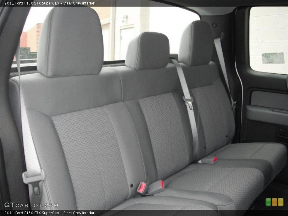 Steel Gray Interior Photo for the 2011 Ford F150 STX SuperCab #45672759