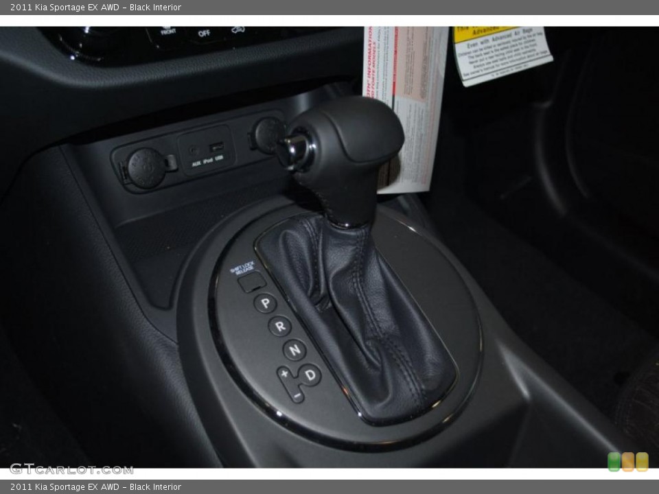 Black Interior Transmission for the 2011 Kia Sportage EX AWD #45673300
