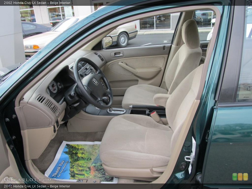 Beige Interior Photo for the 2002 Honda Civic LX Sedan #45674328