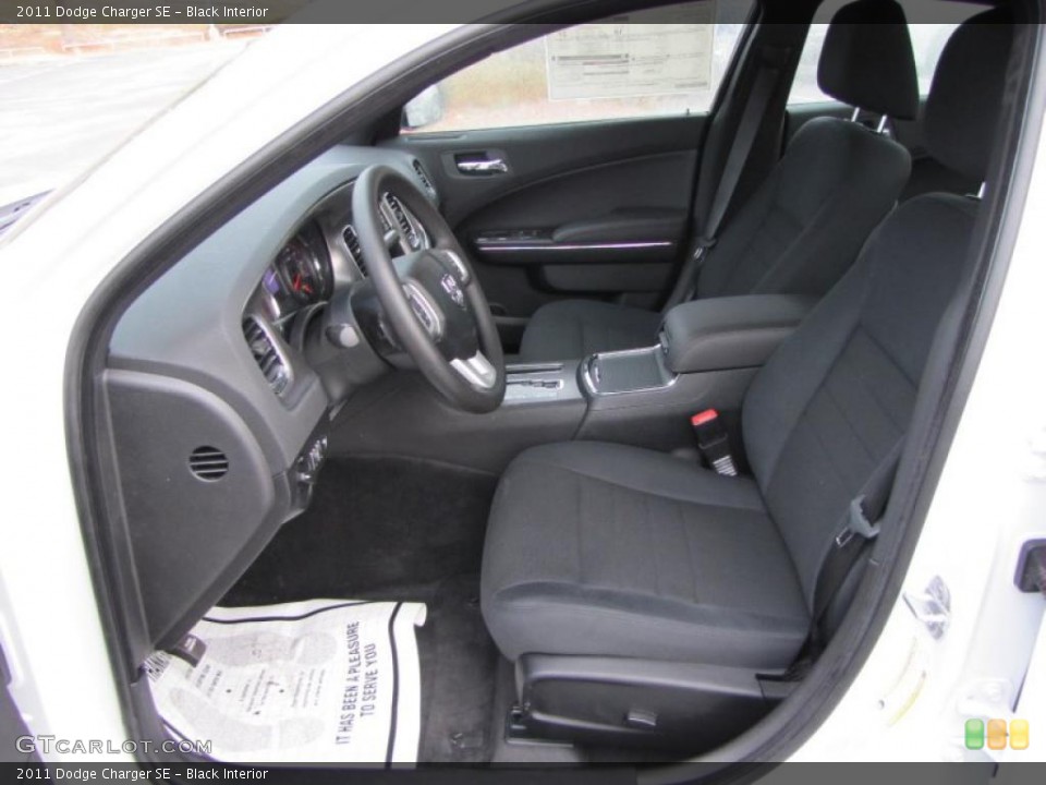 Black Interior Photo for the 2011 Dodge Charger SE #45674864