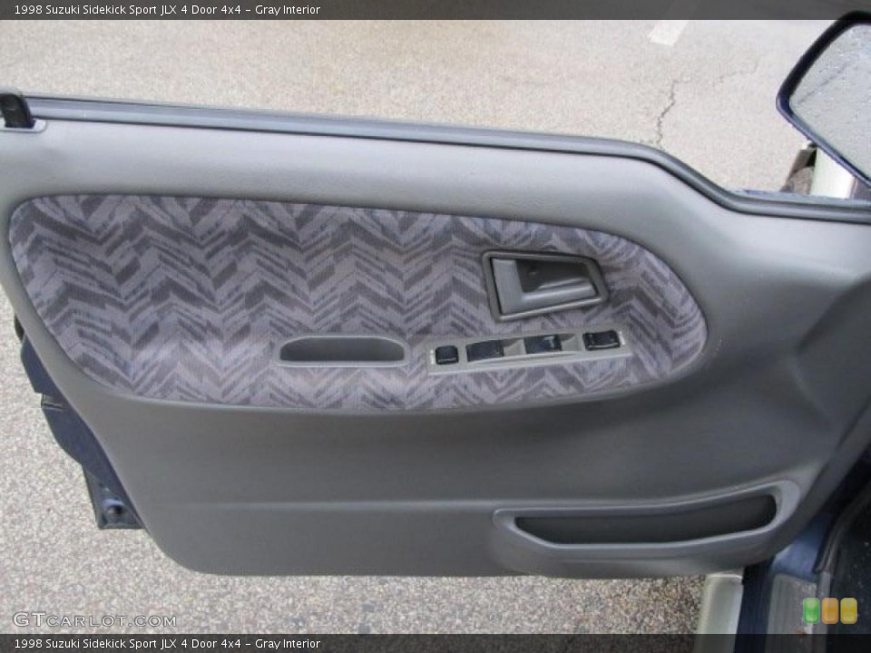 Gray Interior Door Panel for the 1998 Suzuki Sidekick Sport JLX 4 Door 4x4 #45677056