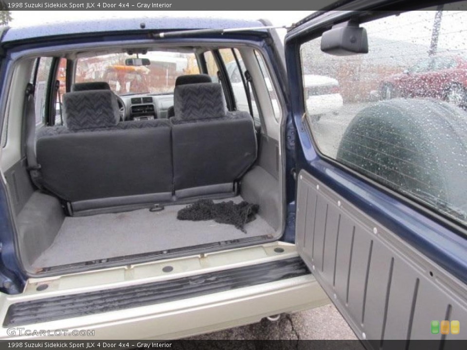 Gray Interior Trunk for the 1998 Suzuki Sidekick Sport JLX 4 Door 4x4 #45677092