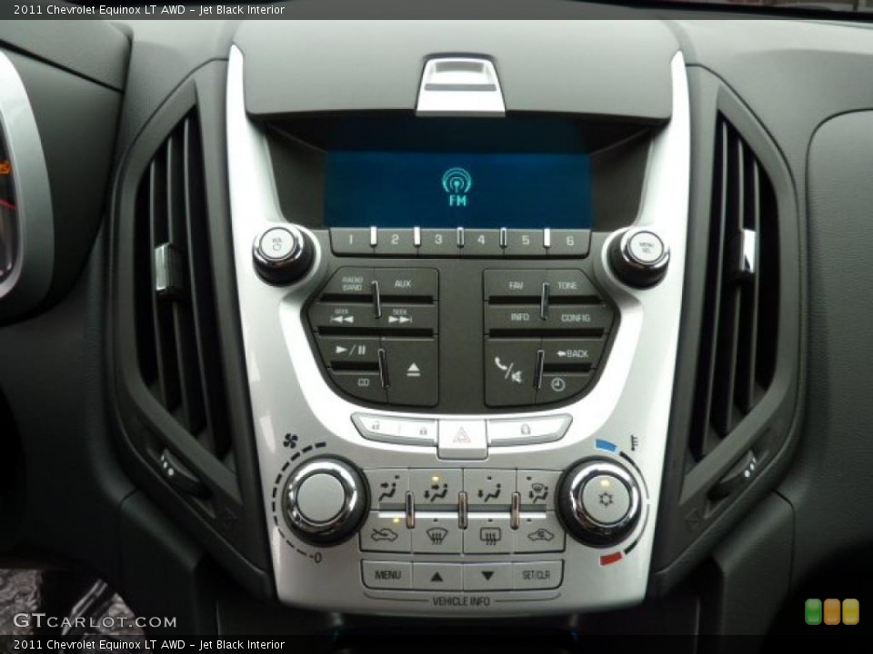 Jet Black Interior Controls for the 2011 Chevrolet Equinox LT AWD #45678204