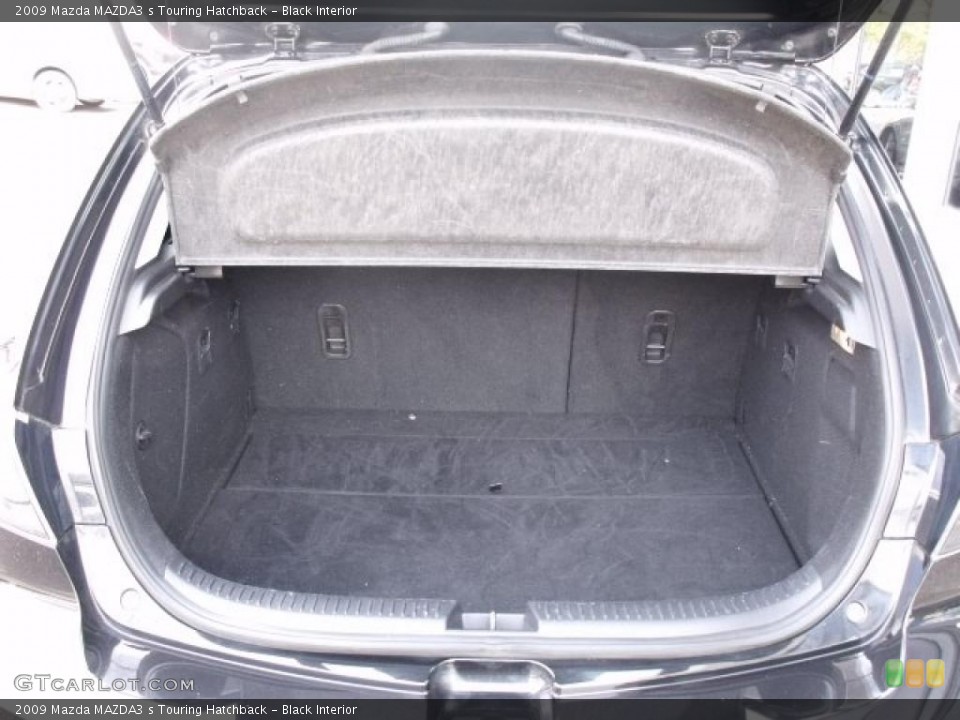 Black Interior Trunk for the 2009 Mazda MAZDA3 s Touring Hatchback #45680178
