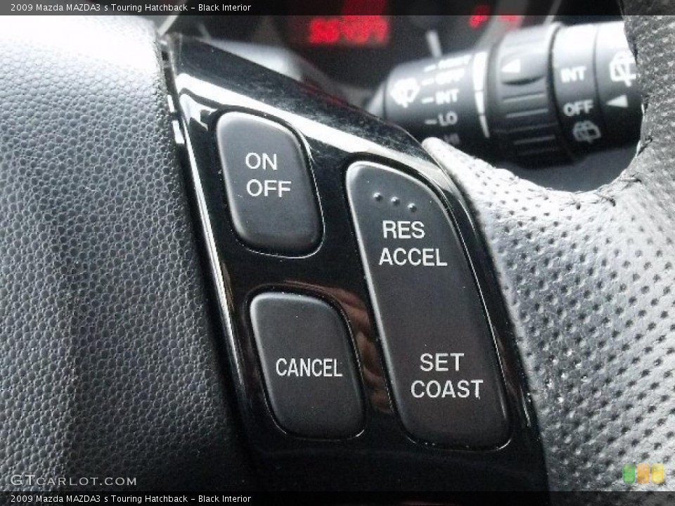 Black Interior Controls for the 2009 Mazda MAZDA3 s Touring Hatchback #45680246