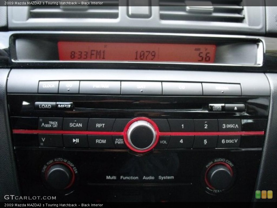 Black Interior Controls for the 2009 Mazda MAZDA3 s Touring Hatchback #45680270