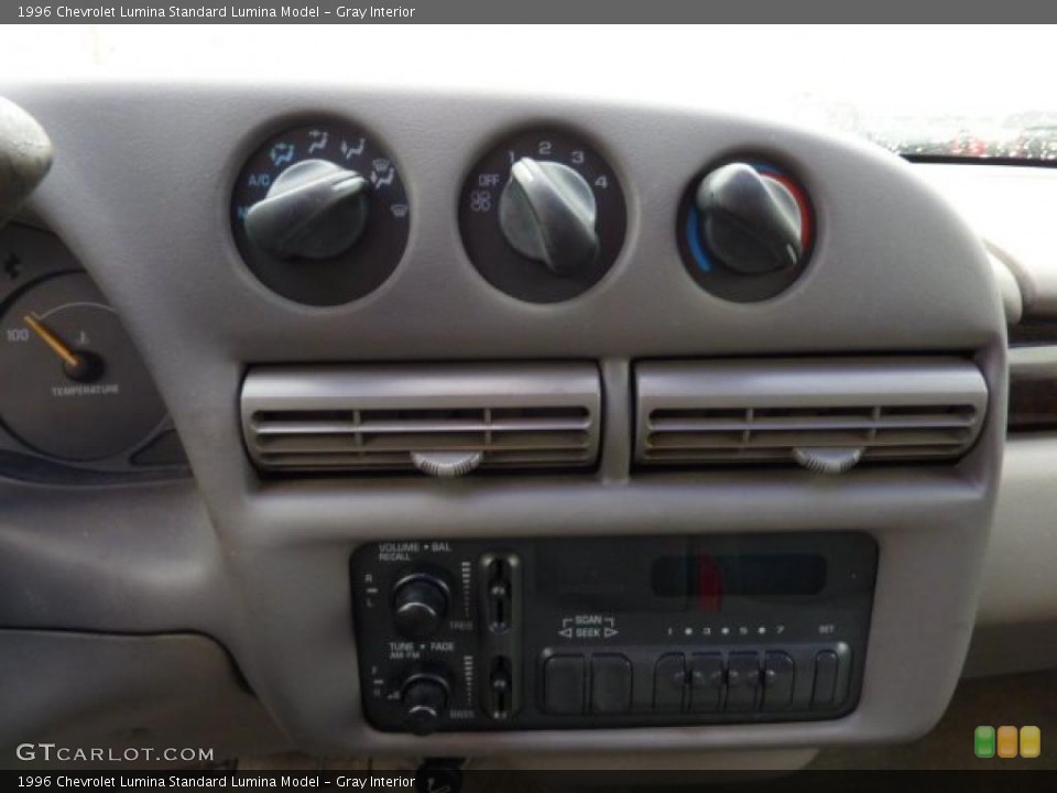 Gray Interior Controls for the 1996 Chevrolet Lumina  #45681298