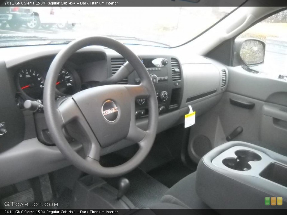 Dark Titanium Interior Prime Interior for the 2011 GMC Sierra 1500 Regular Cab 4x4 #45683438