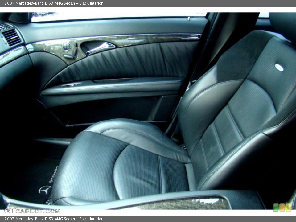 Black Interior Photo for the 2007 Mercedes-Benz E 63 AMG Sedan #45685079