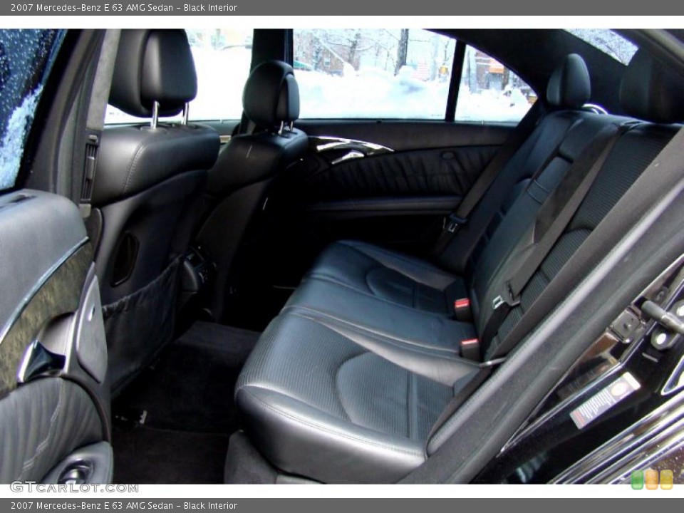 Black Interior Photo for the 2007 Mercedes-Benz E 63 AMG Sedan #45685091