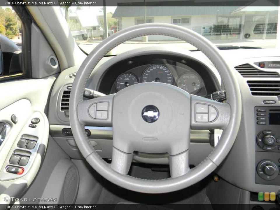 Gray Interior Steering Wheel for the 2004 Chevrolet Malibu Maxx LT Wagon #45687162