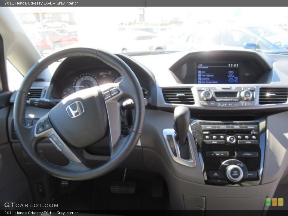 Gray Interior Dashboard for the 2011 Honda Odyssey EX-L #45692288