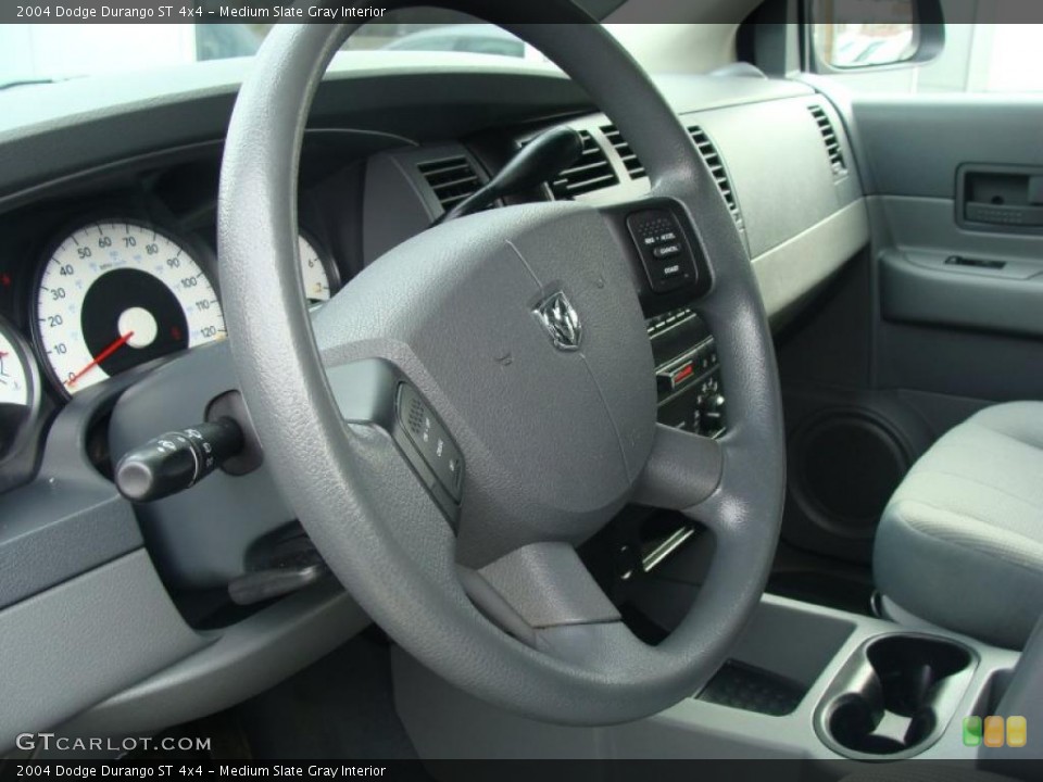 Medium Slate Gray Interior Steering Wheel for the 2004 Dodge Durango ST 4x4 #45692832