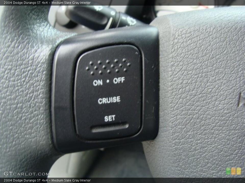 Medium Slate Gray Interior Controls for the 2004 Dodge Durango ST 4x4 #45692844