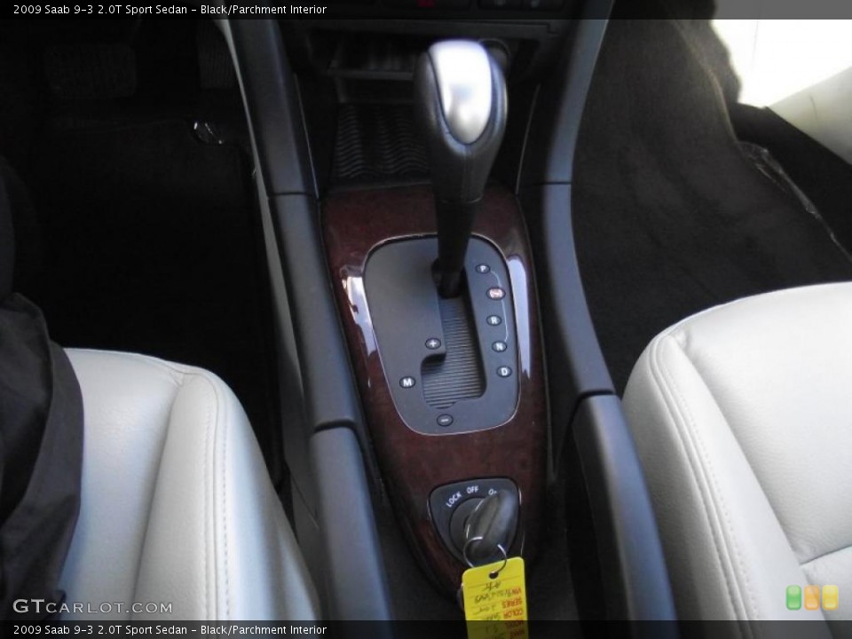 Black/Parchment Interior Transmission for the 2009 Saab 9-3 2.0T Sport Sedan #45693200