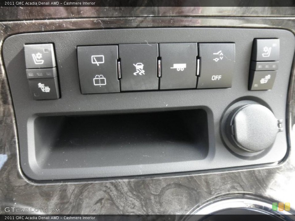 Cashmere Interior Controls for the 2011 GMC Acadia Denali AWD #45693364