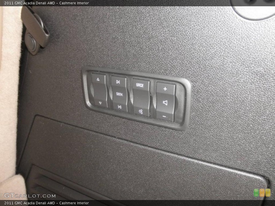 Cashmere Interior Controls for the 2011 GMC Acadia Denali AWD #45693512